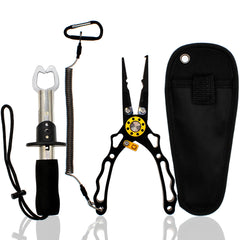 UltiGrip Fishing Tool Set with Pliers and Fish Gripper